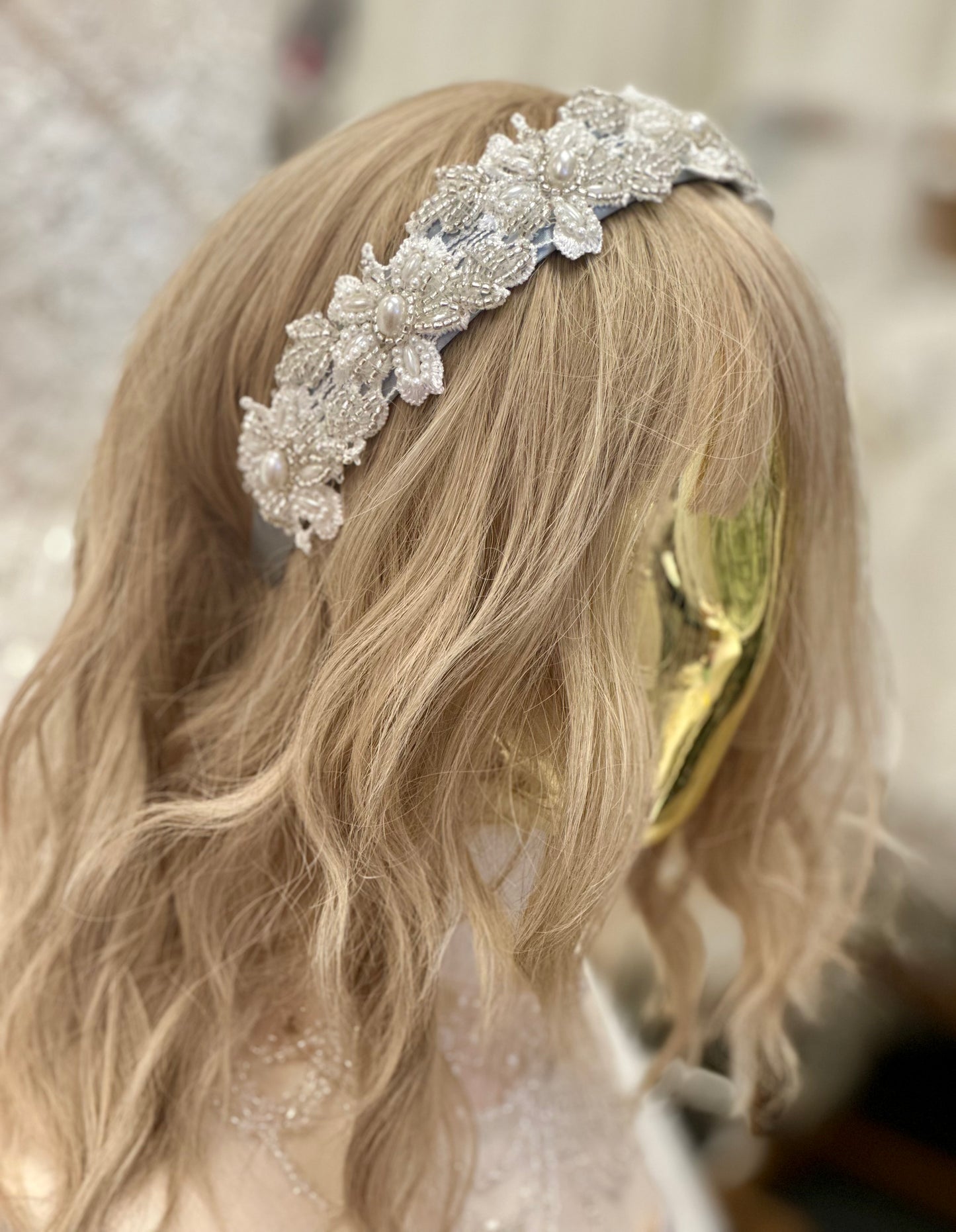 Pearl Beaded Headband