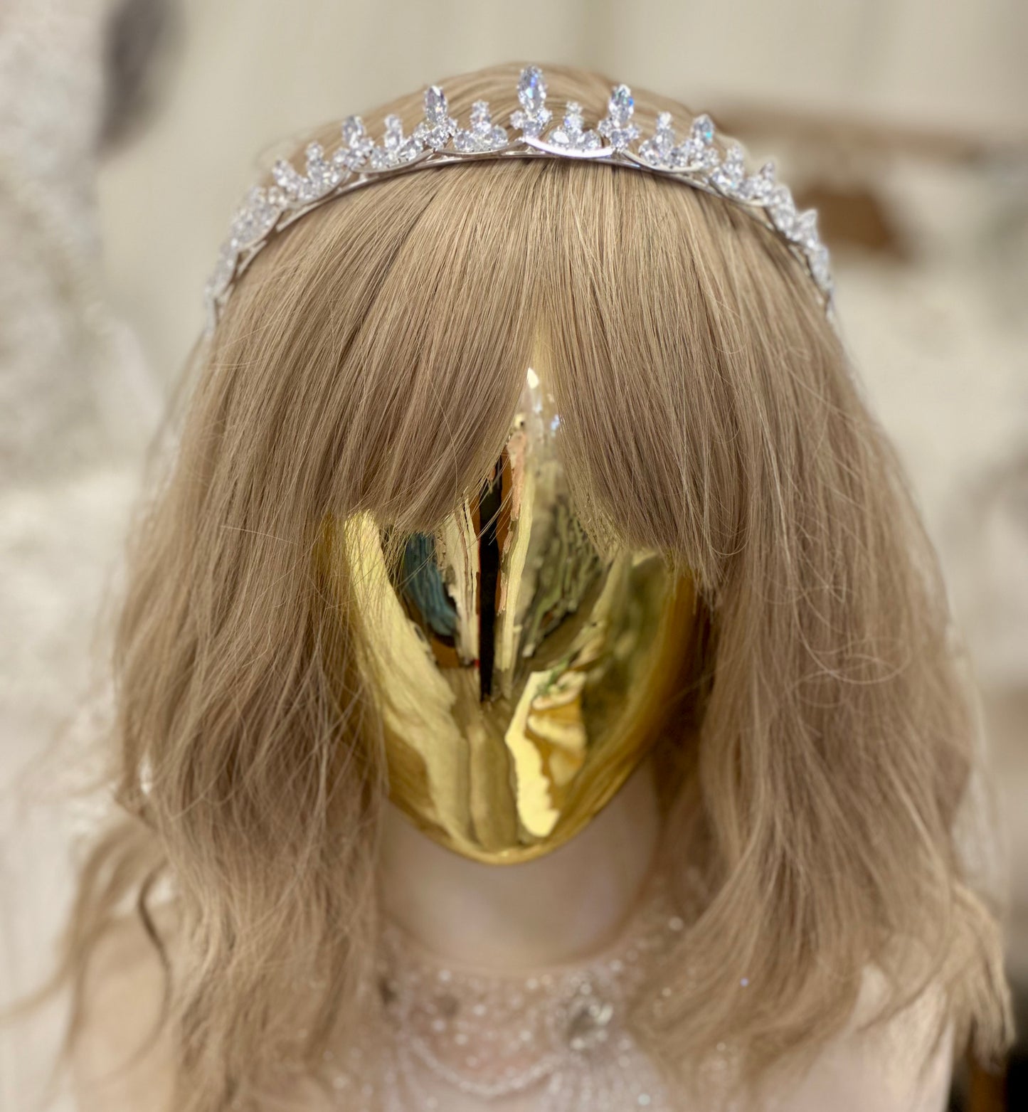 RHINESTONE TIARA CROWN