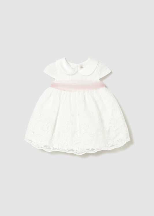 Mayoral Newborn Girl Dress with Bloomers