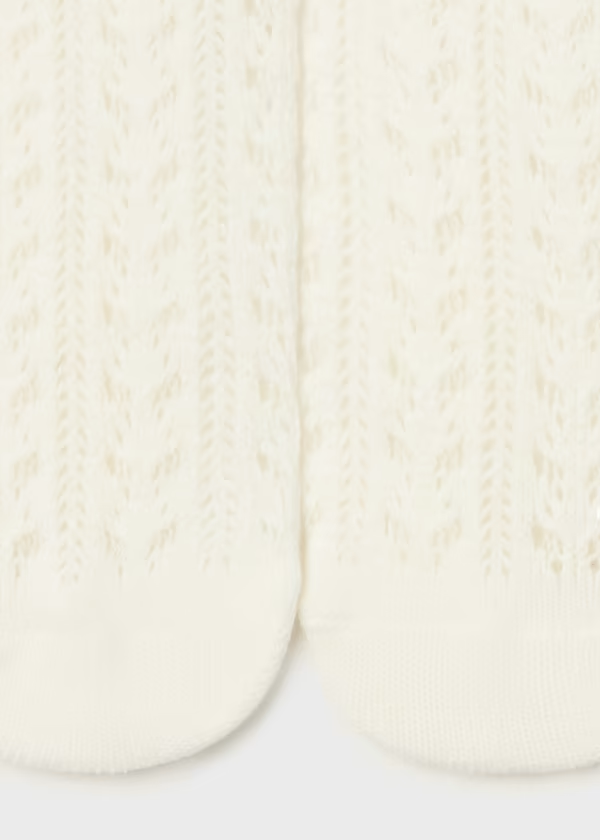 Mayoral Knit Tights w/Design