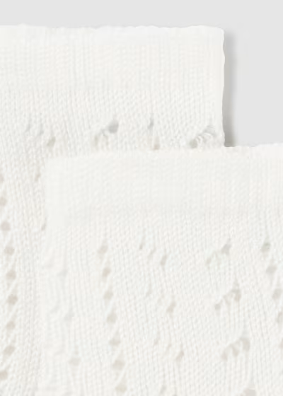 Mayoral Newborn openwork knee high socks