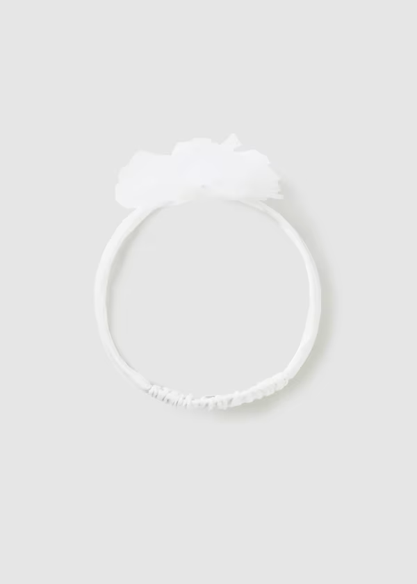 Mayoral Tulle Flower Elasticated Headband