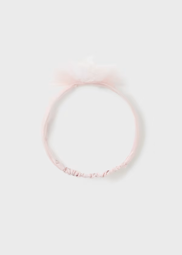 Mayoral Newborn Tulle Flower Elasticated Headband