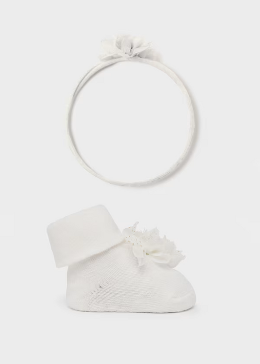 Mayoral Headband and Sock Set