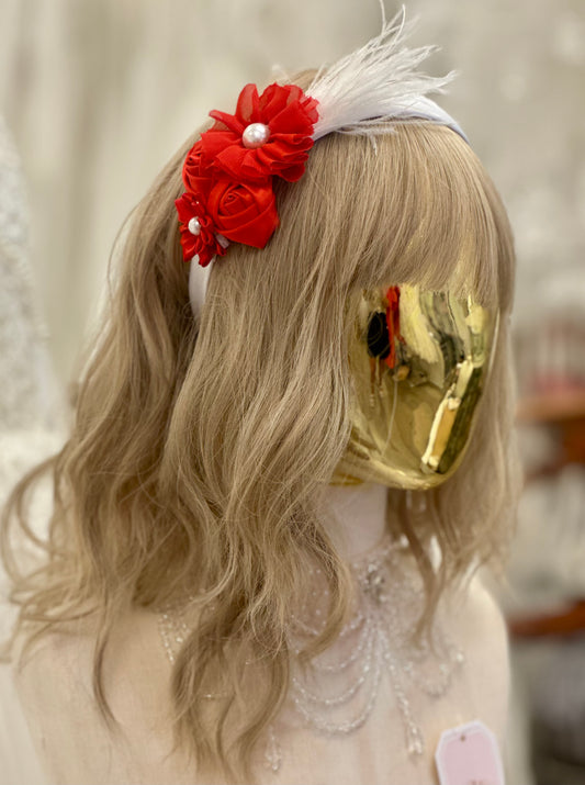 Girls Headband w/Flowers