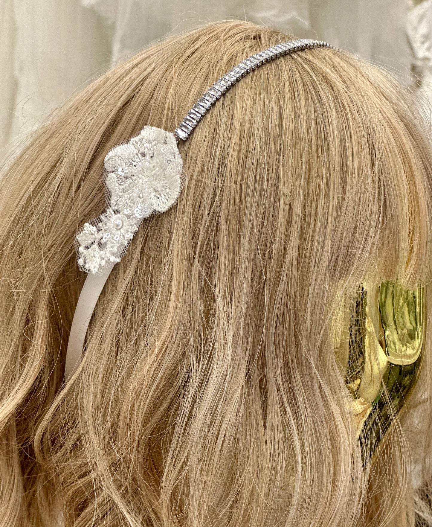 Floral Rhinestone Headband
