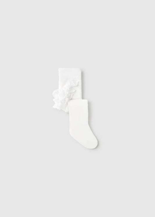 Mayoral Newborn Girl Ruffled Tights