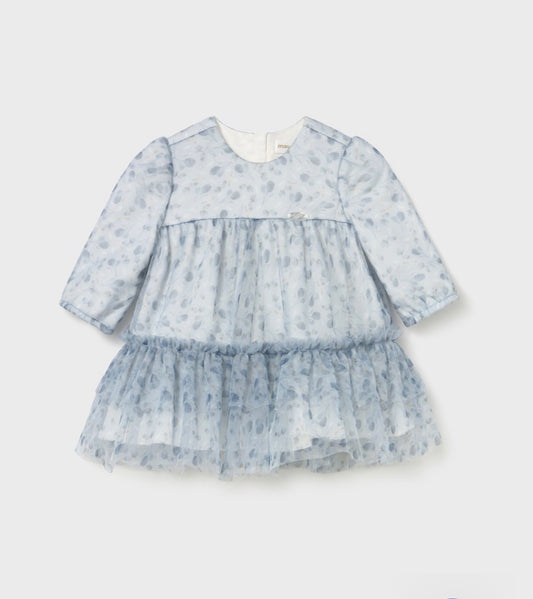Mayoral Newborn Girl Tulle Dress