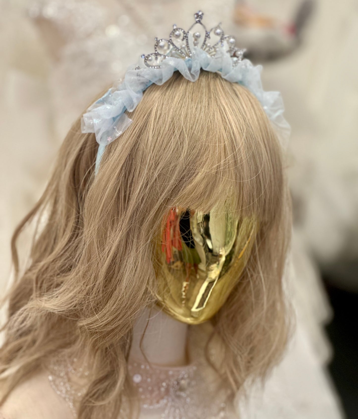 Blue Crown Headband