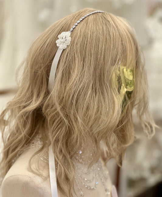 Floral Rhinestone Headband