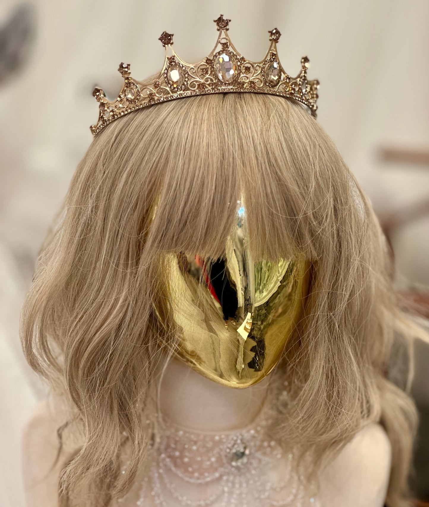 Gold Amber Tiara