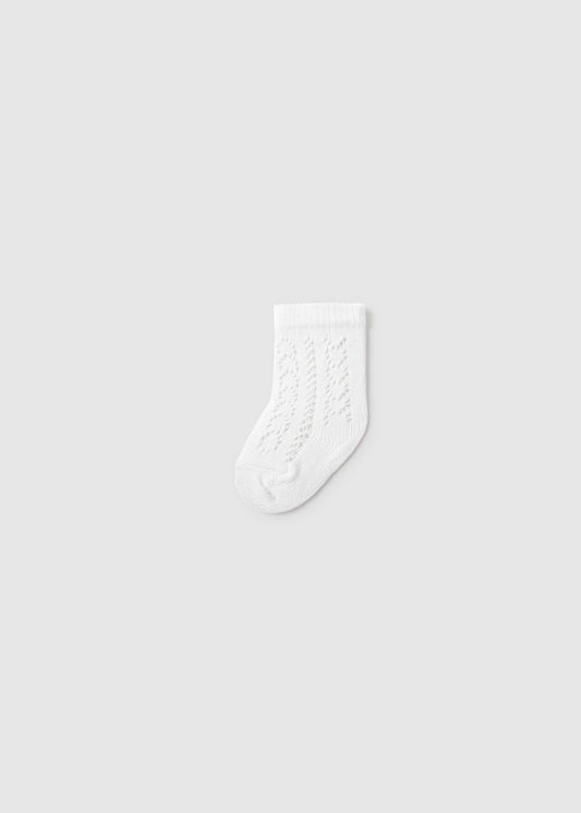 Mayoral Newborn Boy Openwork Socks