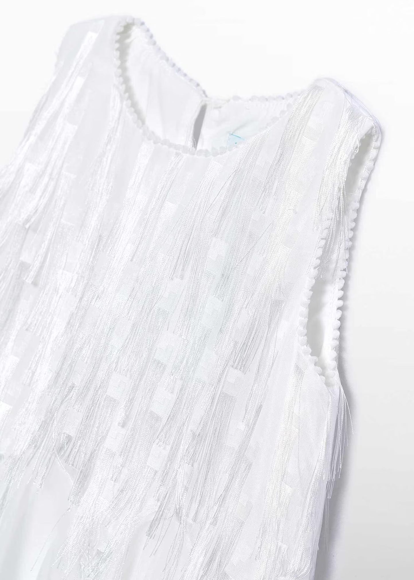 Abel & Lula Girl Fringed Dress