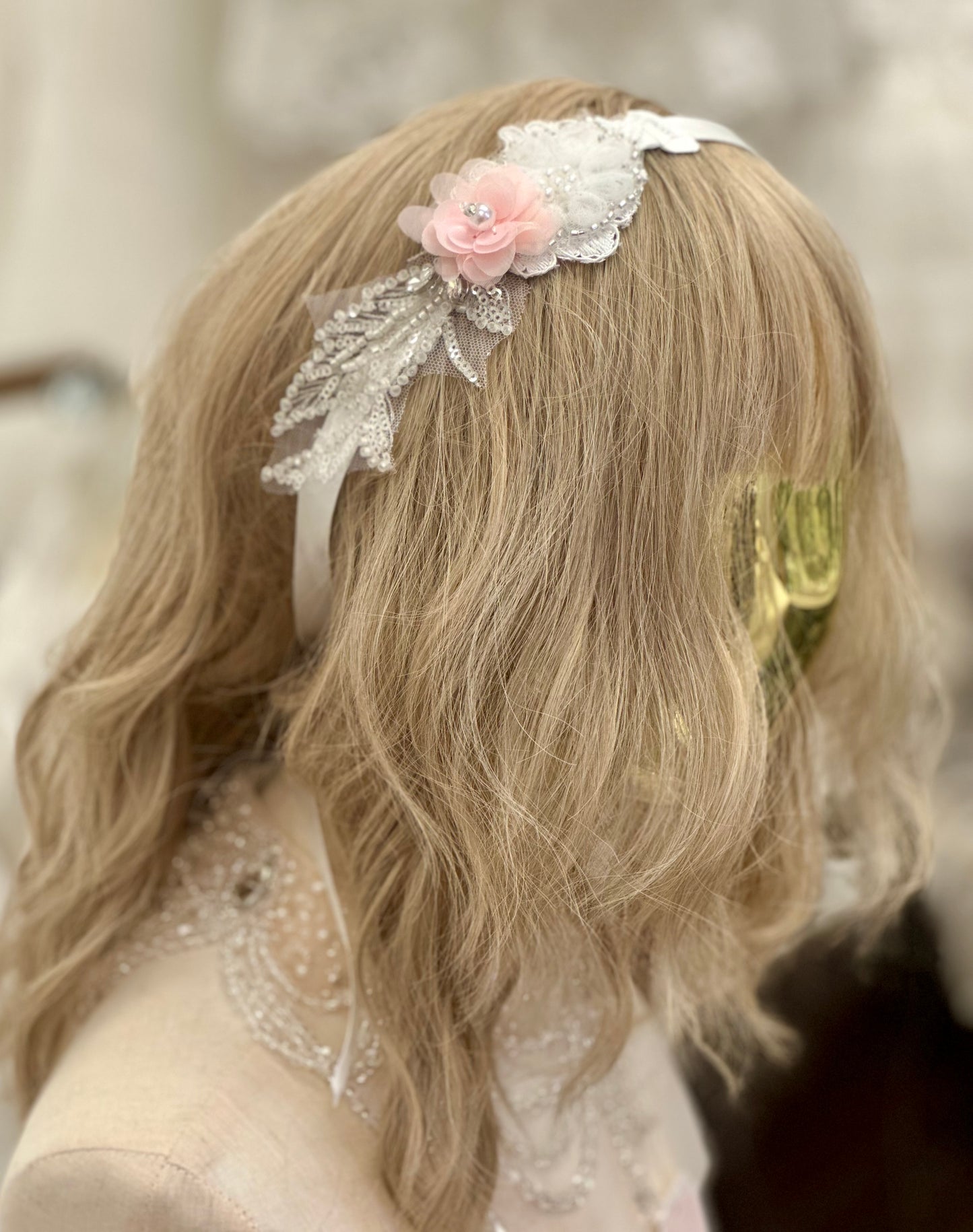 Girls Floral Appliqué Headband