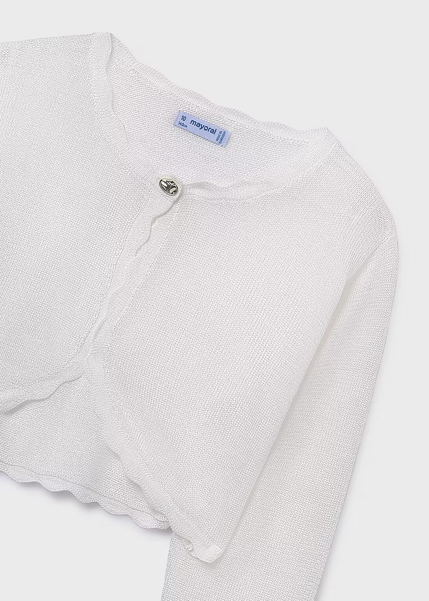 Mayoral Girl Knit Crop Cardigan