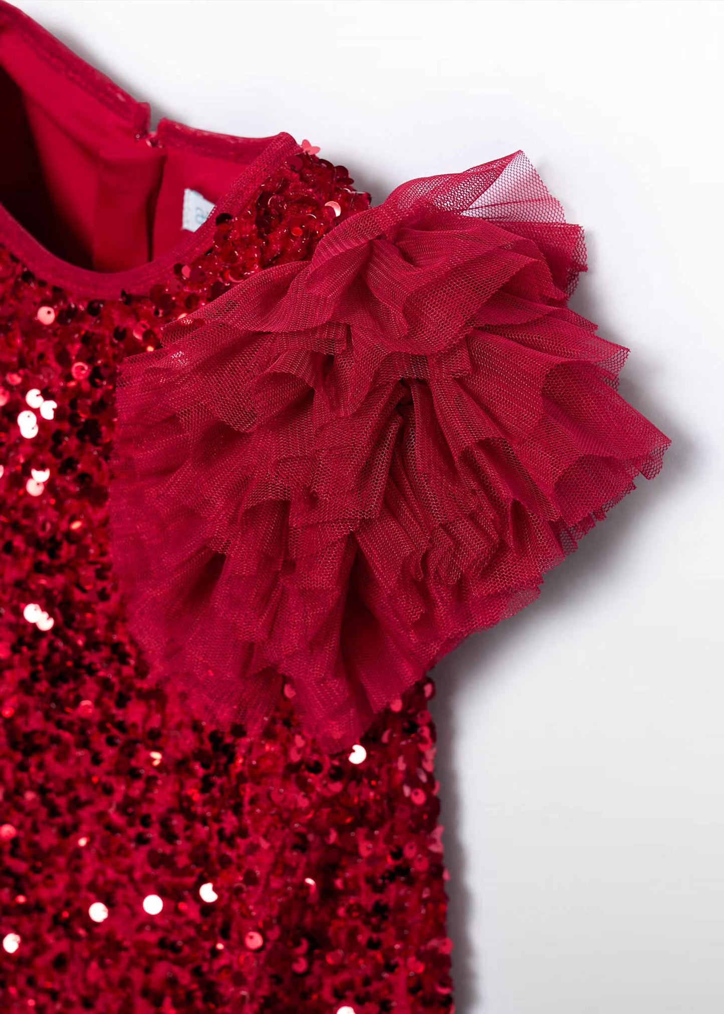 Abel & Lula Girl Sequin and Tulle Dress
