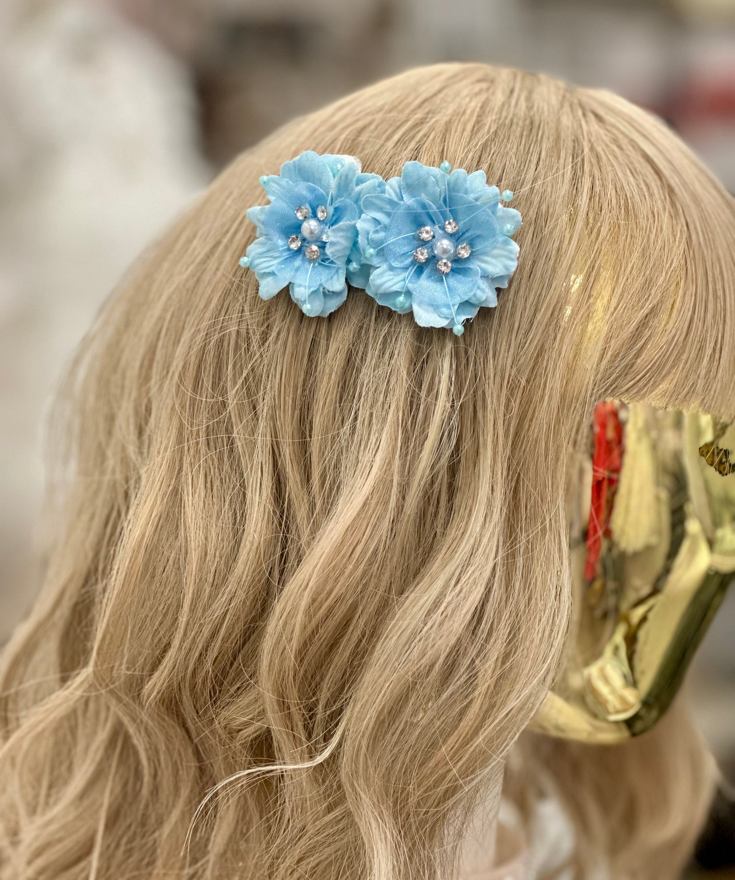 Girls Flowers Clip