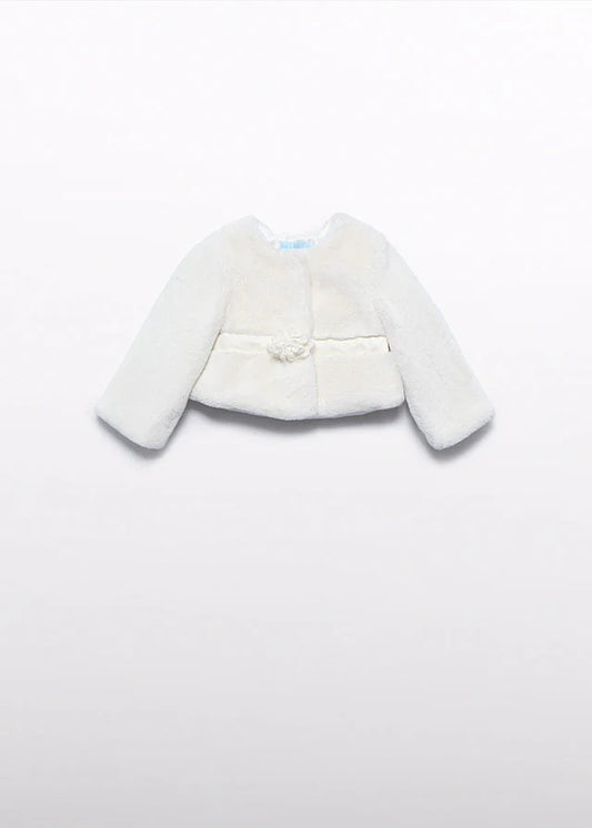 Abel & Lula Baby Girl Faux Fur Coat
