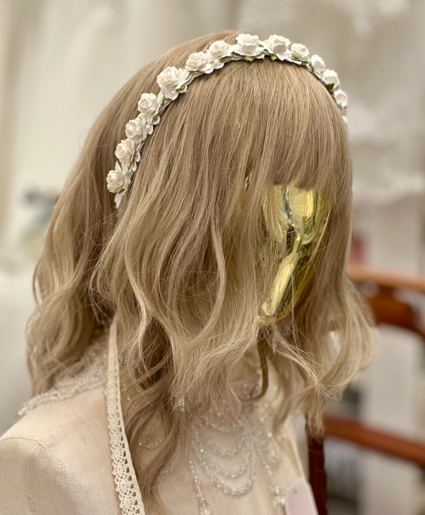 The Candie Rose Hair Garland