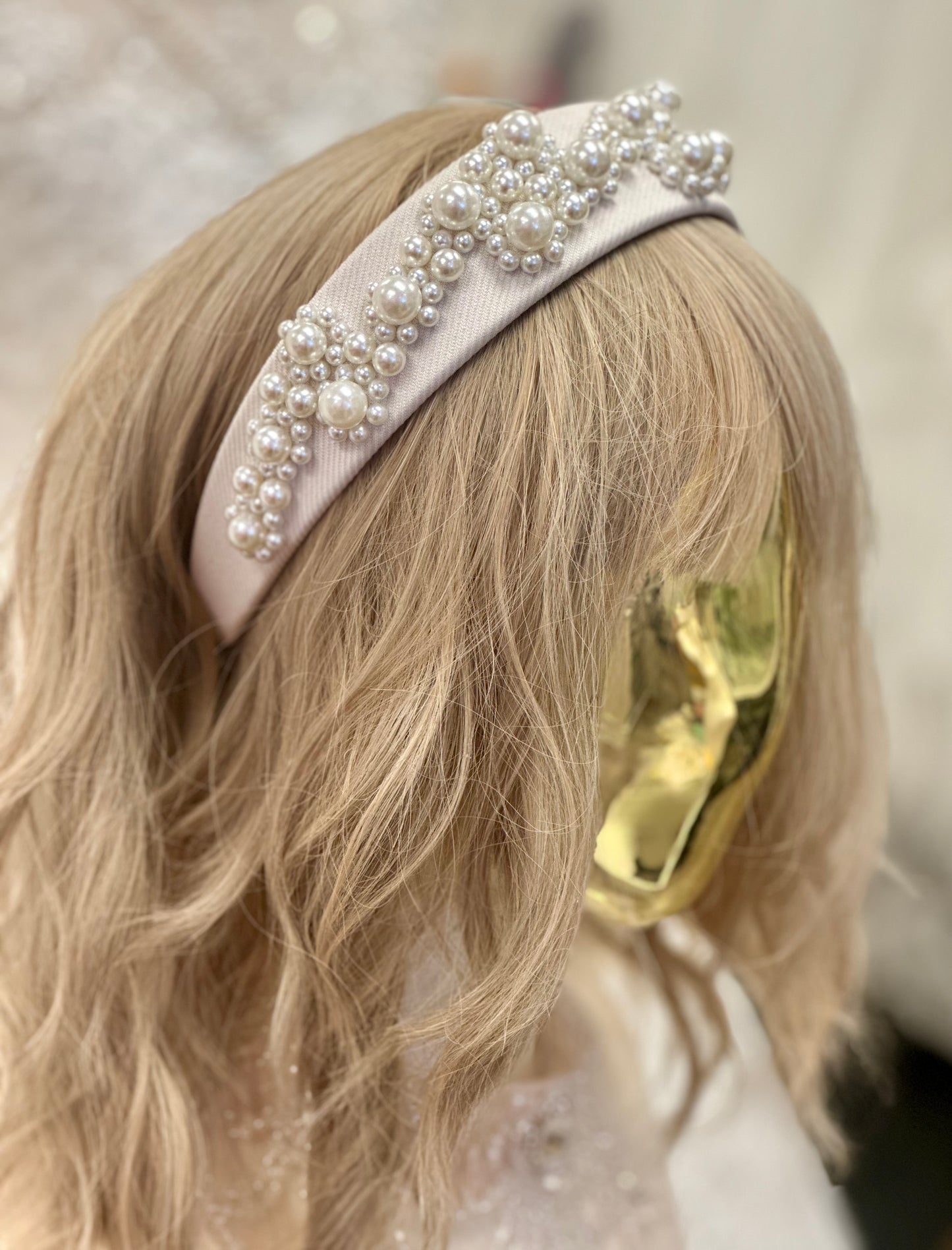 Chunky Pearl Headband