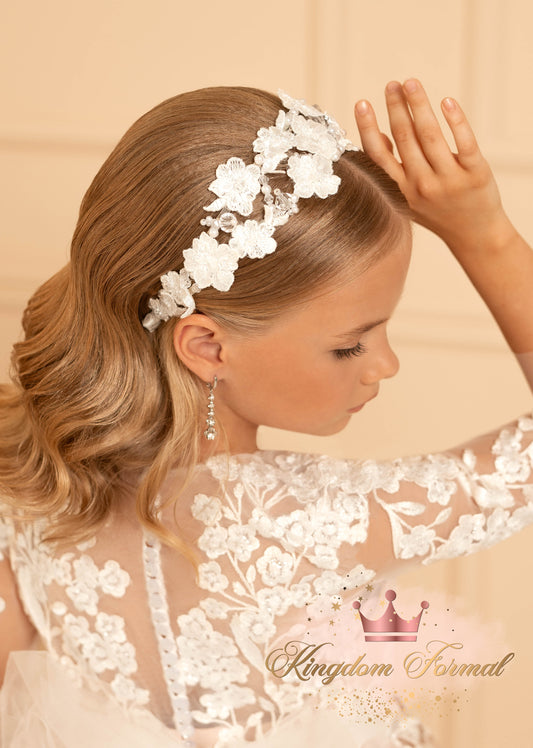 Lace and Crystal Headband