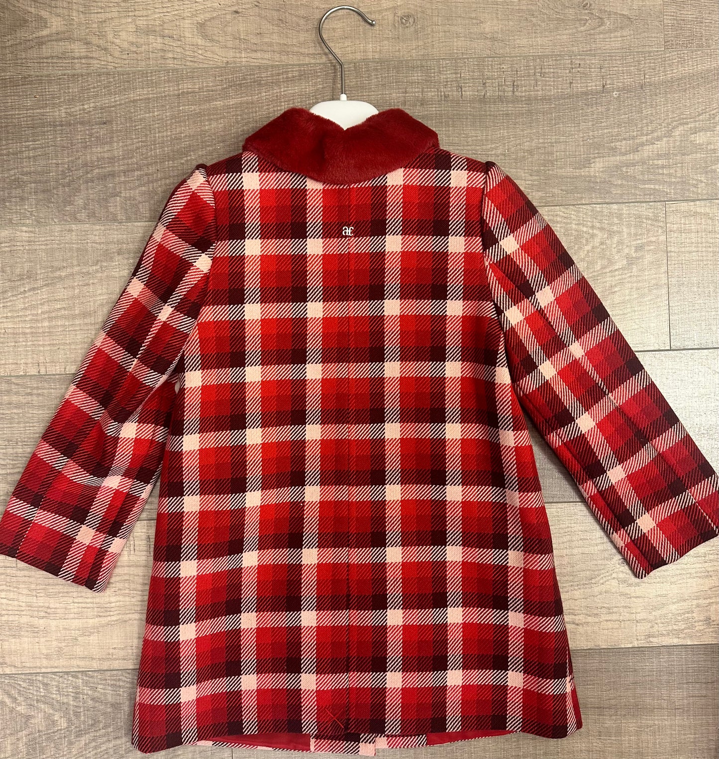 Abel & Lula Plaid Coat