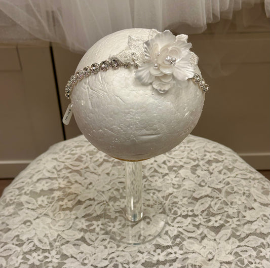 Rhinestone Headband with Appliqué