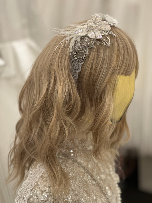 Floral Headpiece w/Butterfly