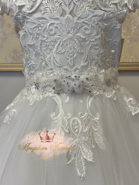 Embroidered Rhinestone Belt