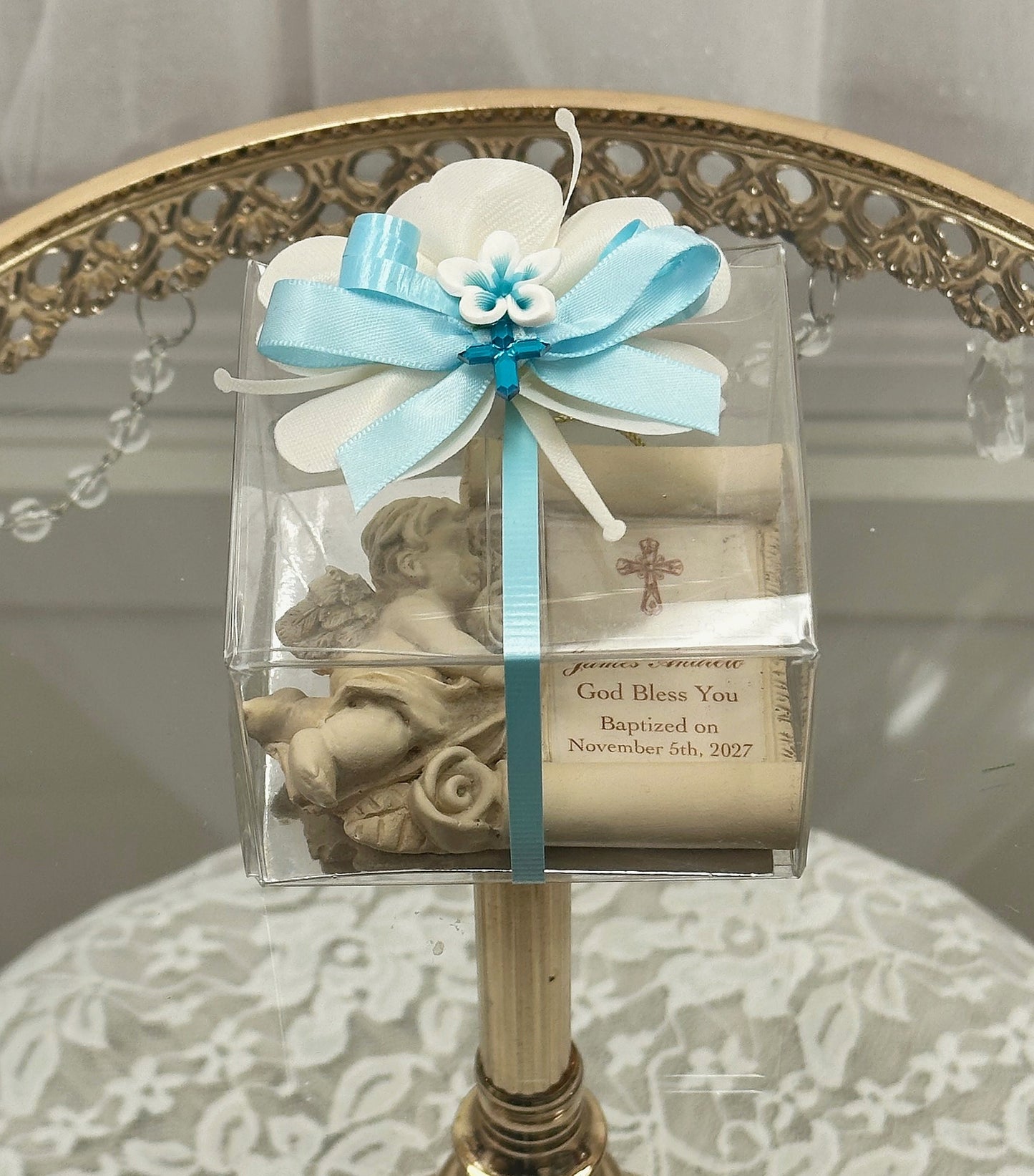 Angel Scroll Ornament