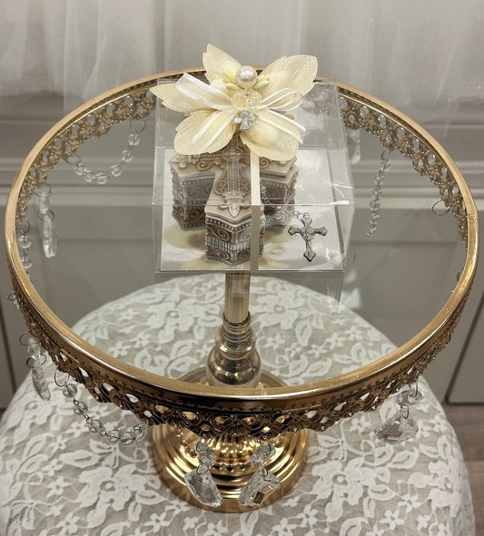 Vintage Cross Box w/Rosary