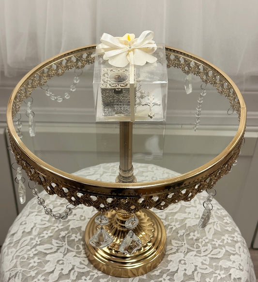 Filigree Rosary w/Metal FC Case