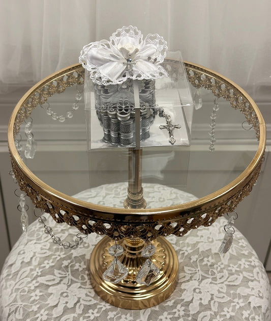 Blue/Silver Angel Box w/Rosary