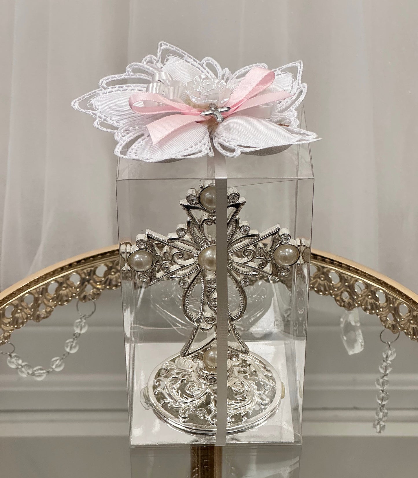 Rhinestone Standing Cross