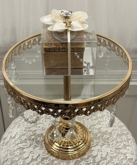 Cross Prayer Box w/Rosary