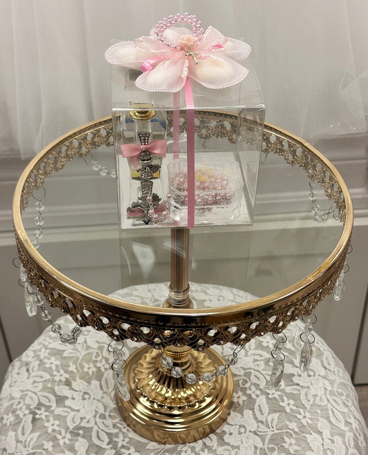 Crystal Perfume Bottle/Rosary