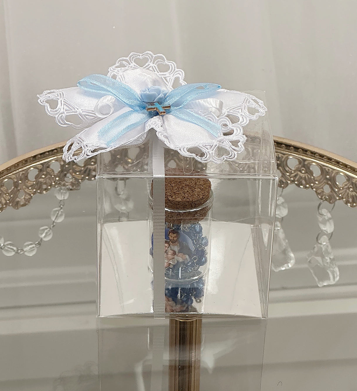 Holy Family Rosary in Bottle