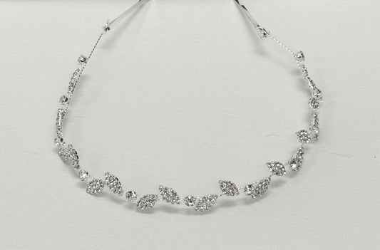 Rhinestone Leaf Hair Jewelry