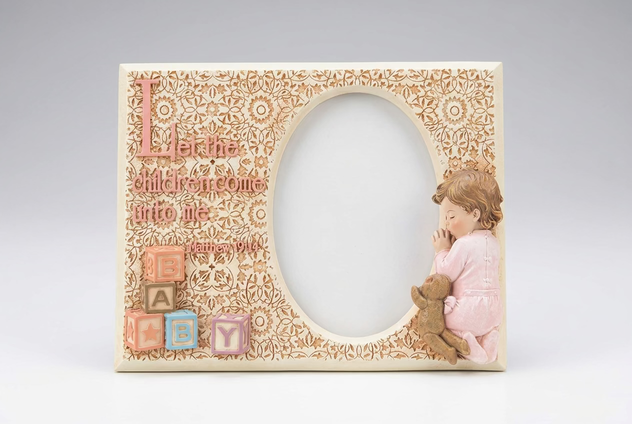 3.5 x 5" Girl Baptism Frame