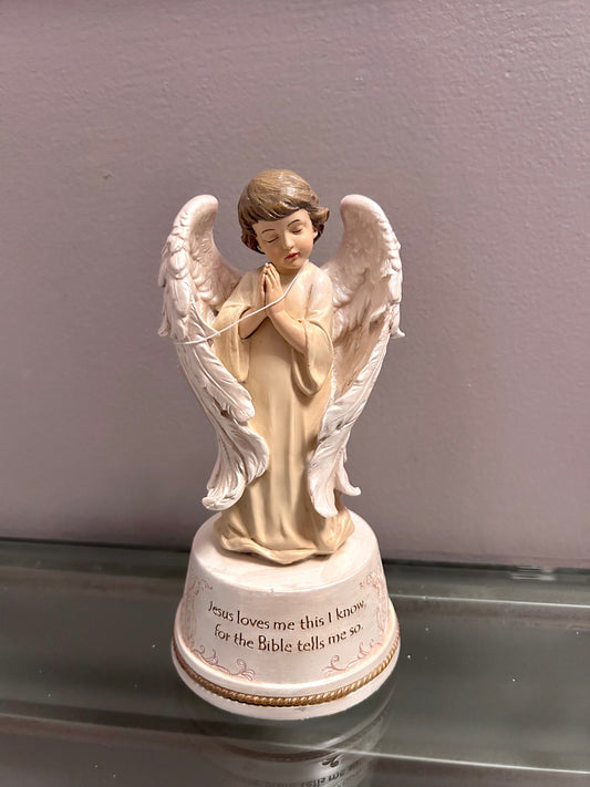 **14" Angel Taper Holder W/MTL Cup Without Candle