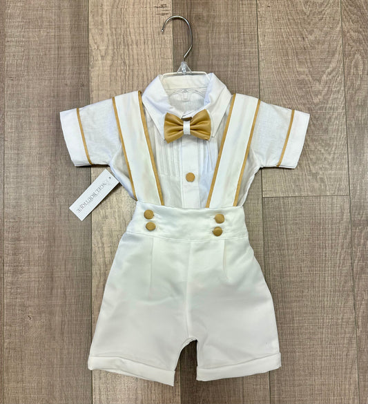 Infant 3pc Satin Shorts Set