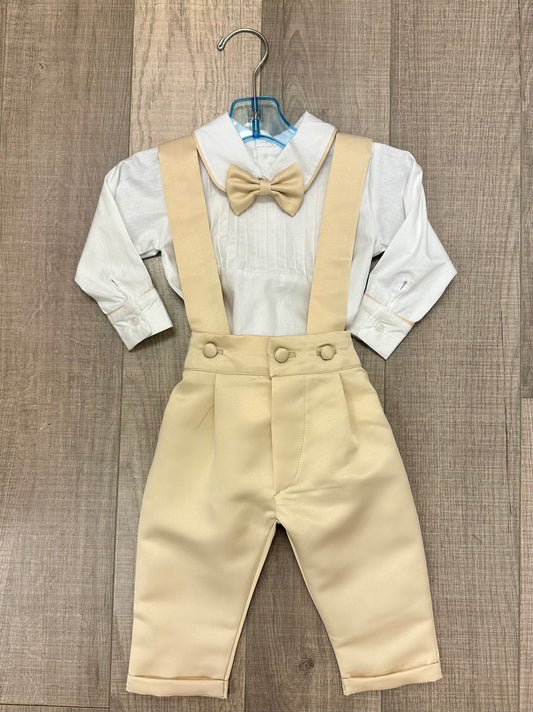 Infant 4pc Satin Pants Set