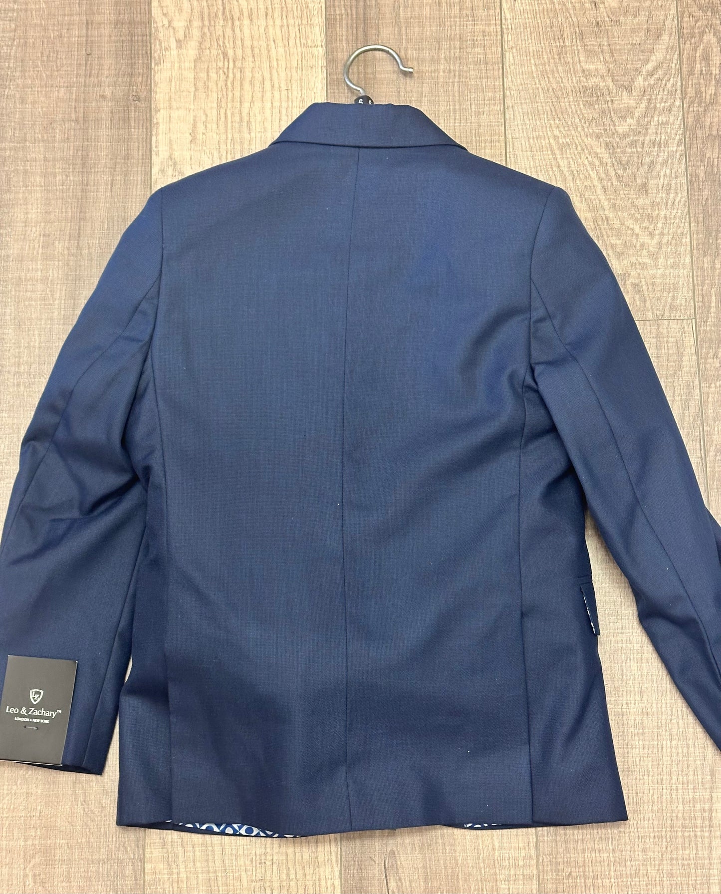 Leo & Zachary Navy Blazer/Pant/Vest Set