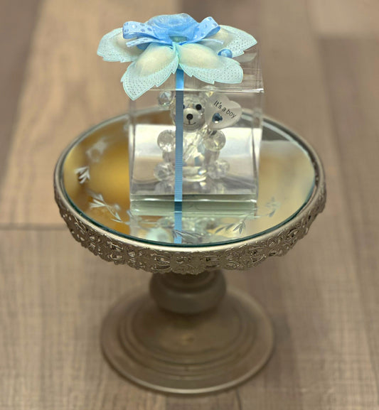 Its a Boy Glass Bear