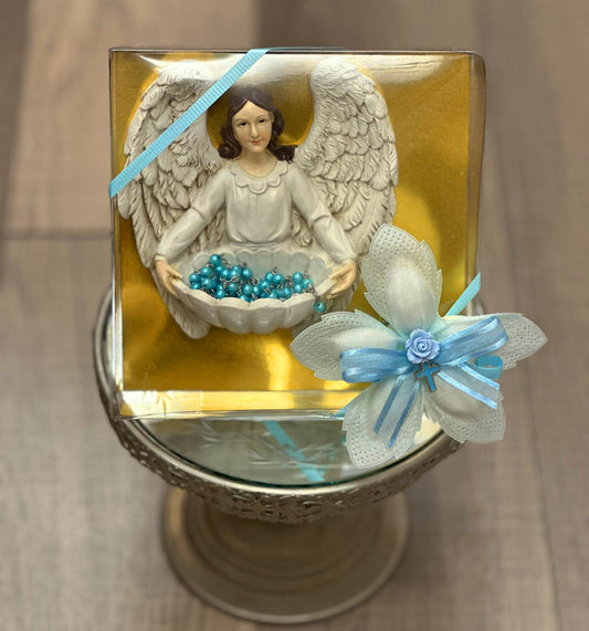 Guardian Angel Wing with Rosary
