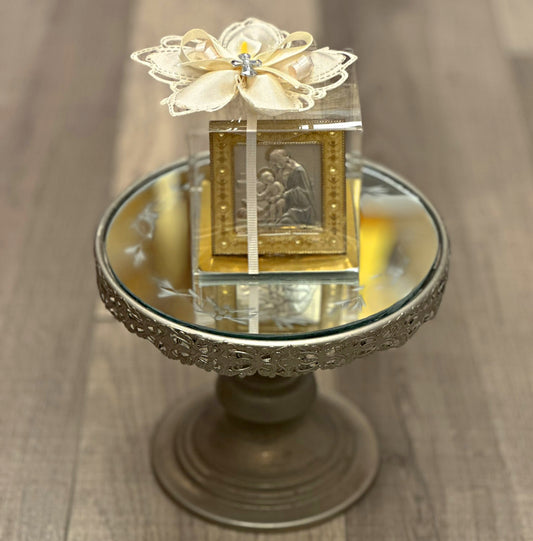 Salerni Silver Plated Madonna & Child Plaque