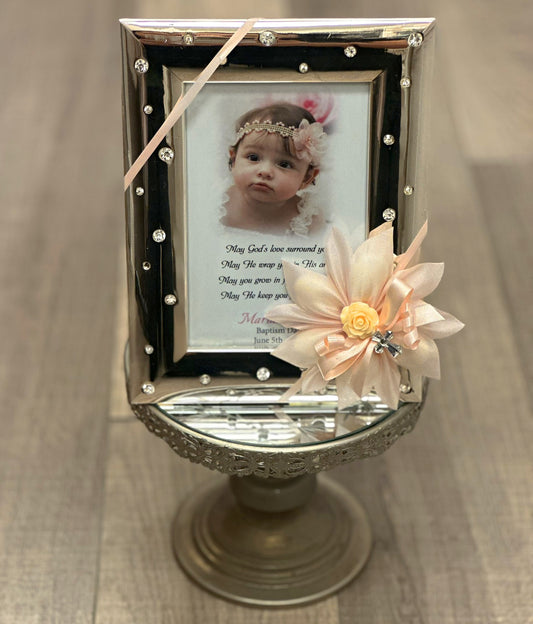 Silver Confetti Frame
