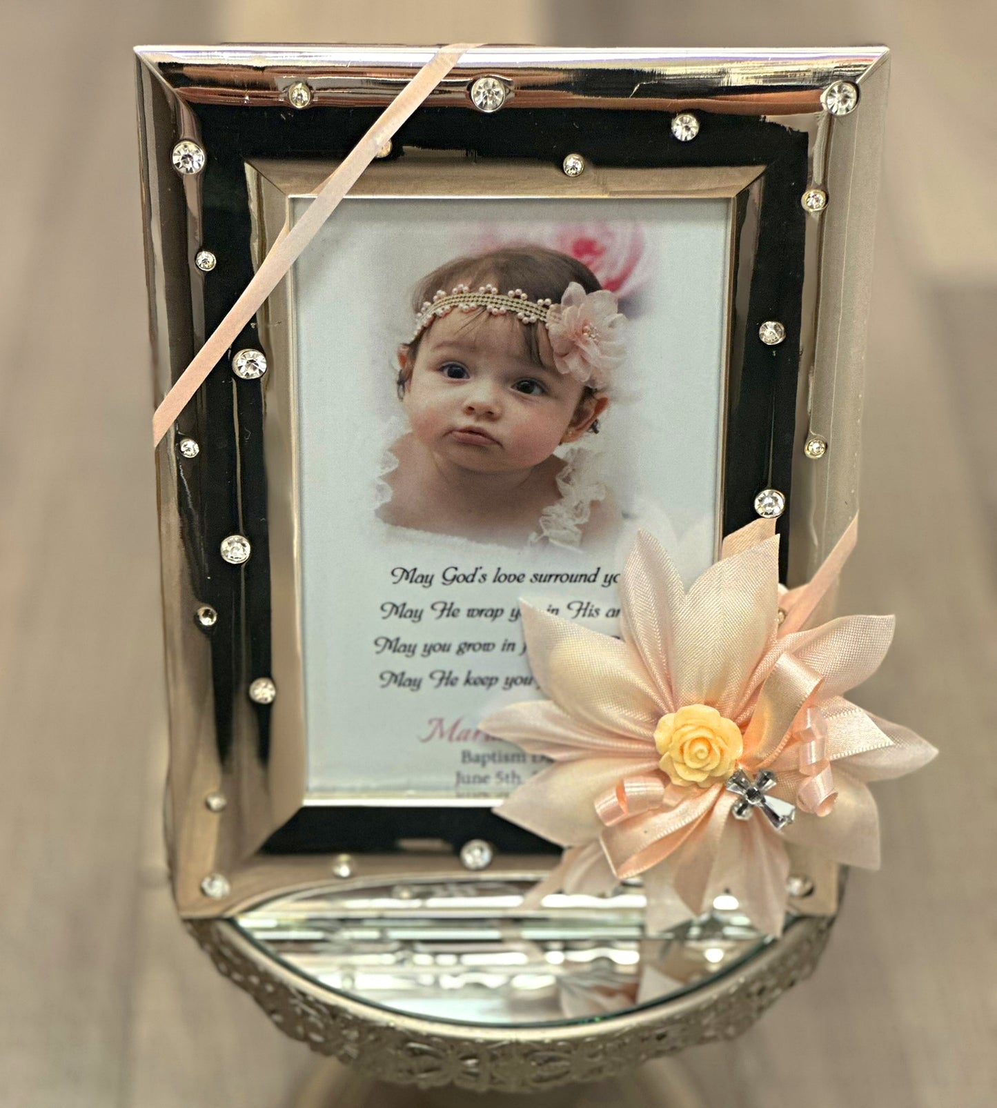 Silver Confetti Frame