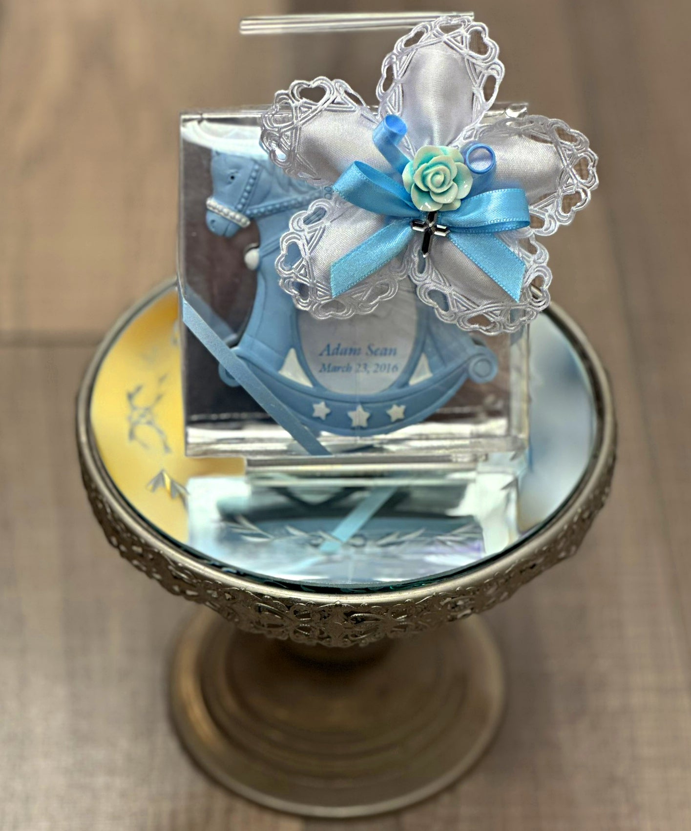 Blue Rocking Horse Frame