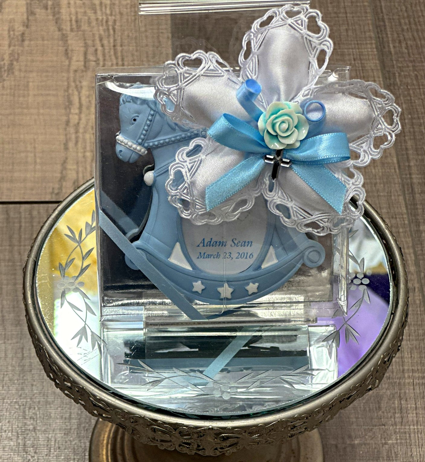 Blue Rocking Horse Frame